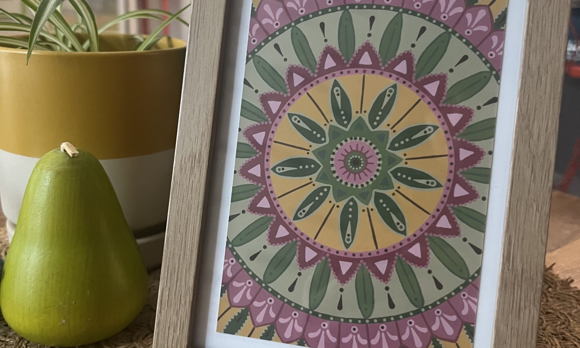 golden, hour, garden, rose, sage, flowers, gold, mandala, post, card